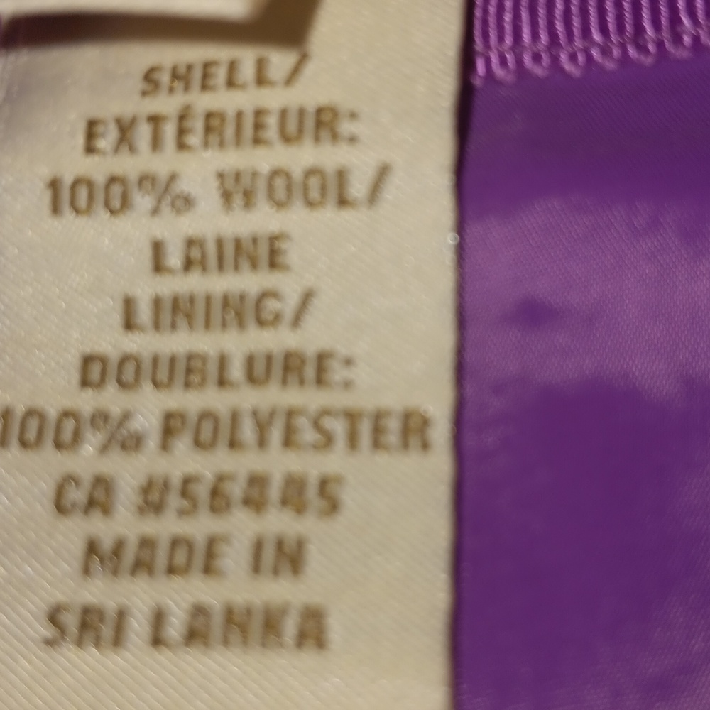 J Crew manor purple wool skirt NWOT - Picture 6 of 6